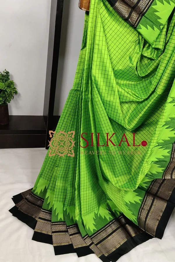 Ilkal_Pure_Silk_Chaduranga_Saree_SKL03743