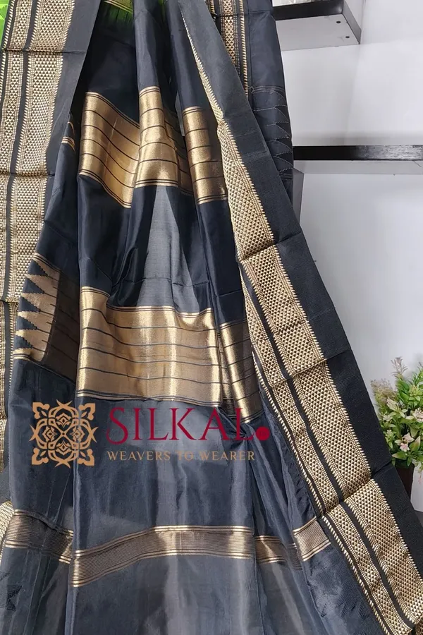 Ilkal_Pure_Silk_Chaduranga_Saree_SKL03743