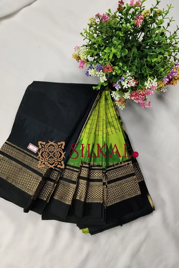 Ilkal_Pure_Silk_Chaduranga_Saree_SKL03744