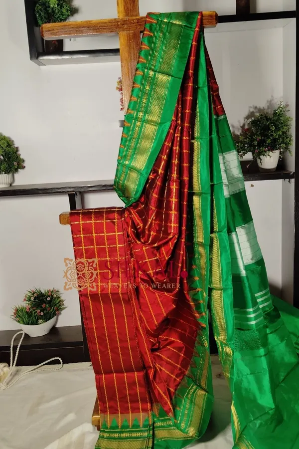 Ilkal_Pure_Silk_Handloom_Saree
