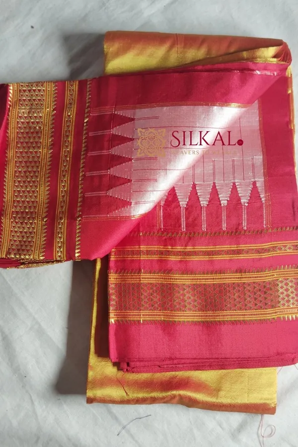 Ilkal_Pure_Silk_Handloom_Saree_Saree_Code-_SKL1866