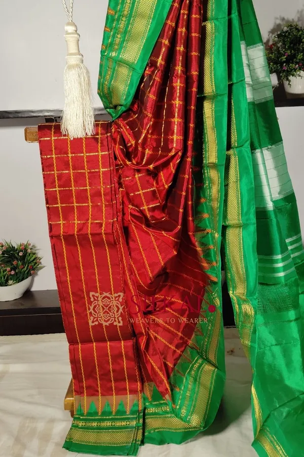 Ilkal_Pure_Silk_Handloom_Saree