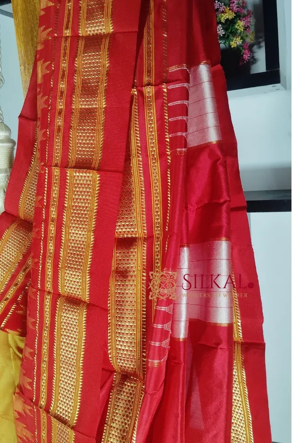 Ilkal_Pure_Silk_Handloom_Saree_Saree_Code-_SKL1866