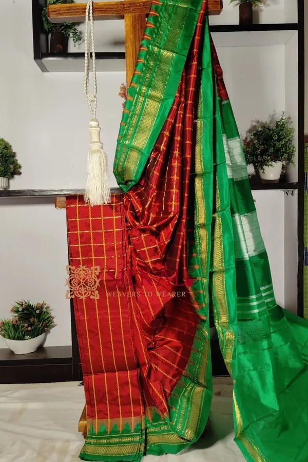 Ilkal_Pure_Silk_Handloom_Saree