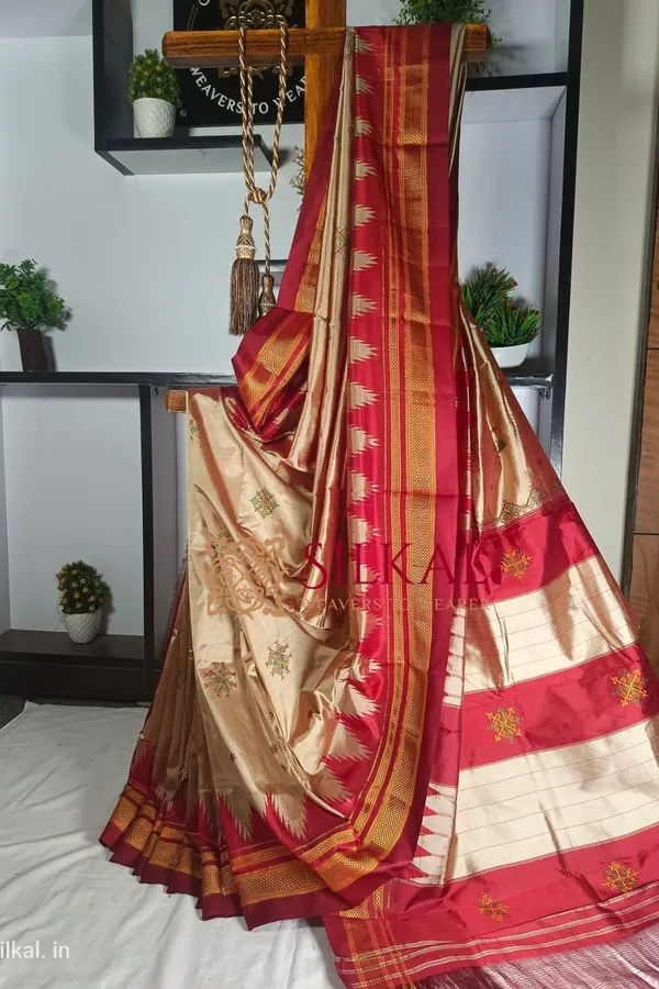 Ilkal_Pure_Silk_Kasuti_Saree_Saree_Code-_SKL1456