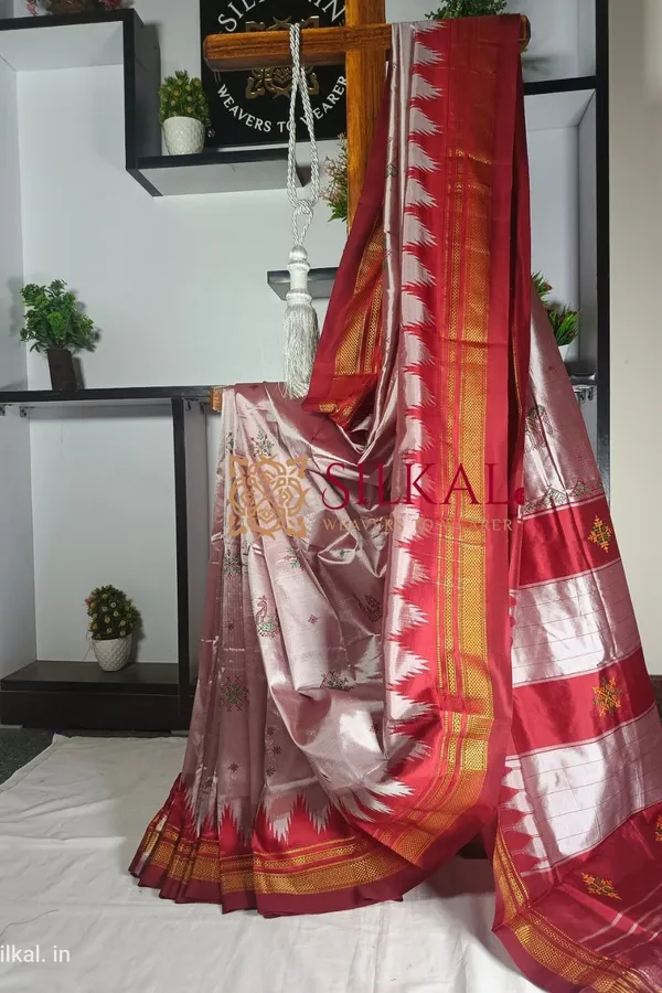 Ilkal_Pure_Silk_Kasuti_Saree_Saree_Code-_SKL1755