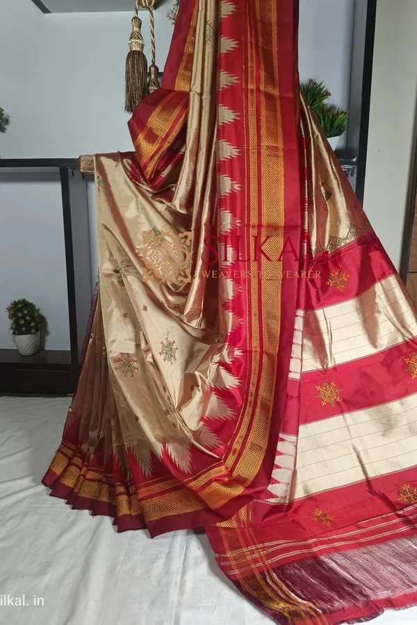 Ilkal_Pure_Silk_Kasuti_Saree_Saree_Code-_SKL1456