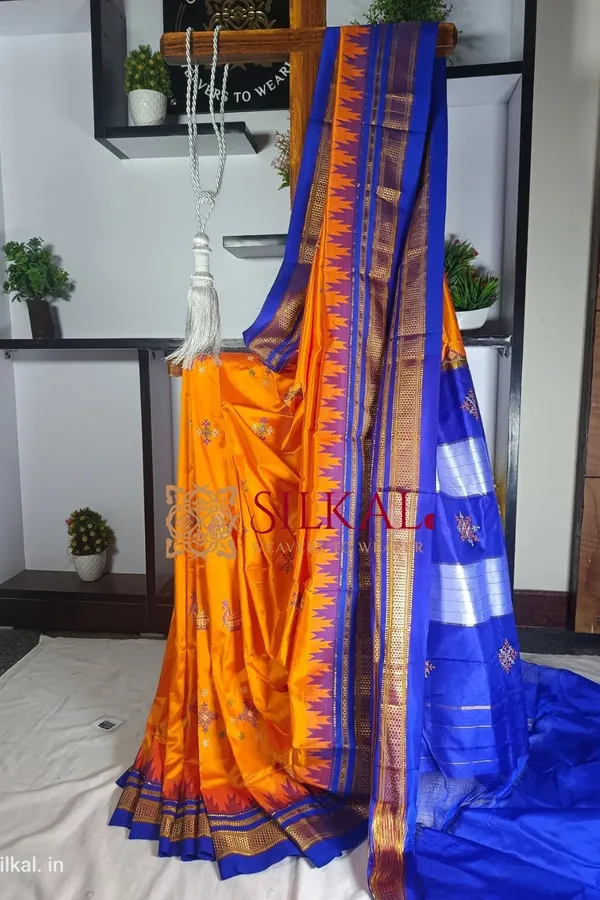 Ilkal_Pure_Silk_Kasuti_Saree_Saree_Code-_SKL1756