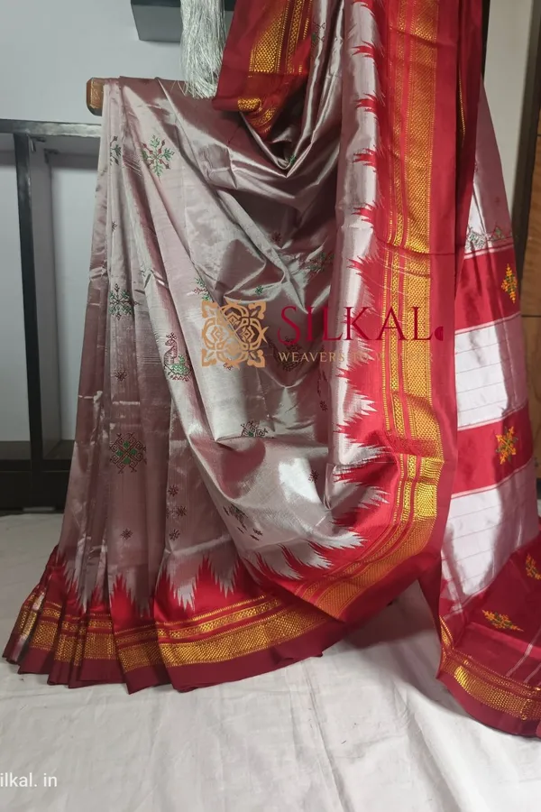 Ilkal_Pure_Silk_Kasuti_Saree_Saree_Code-_SKL1755