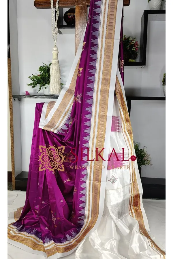 Ilkal_Pure_Silk_Kasuti_Saree_SKL03702