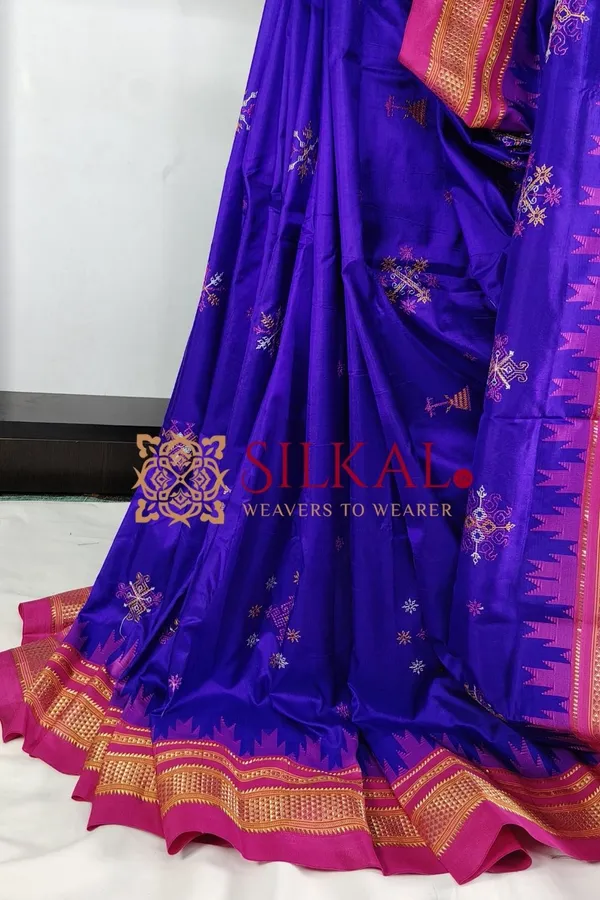 Ilkal_Pure_Silk_Kasuti_Saree_SKL03704