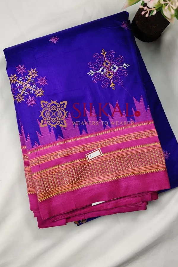 Ilkal_Pure_Silk_Kasuti_Saree_SKL03704