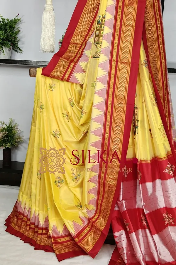 Ilkal_Pure_Silk_Kasuti_Saree_SKL03789