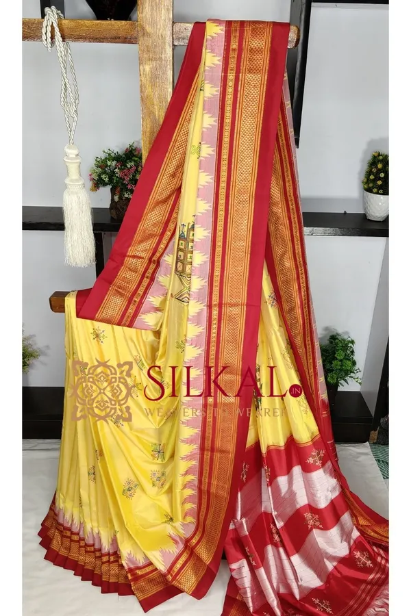 Ilkal_Pure_Silk_Kasuti_Saree_SKL03789