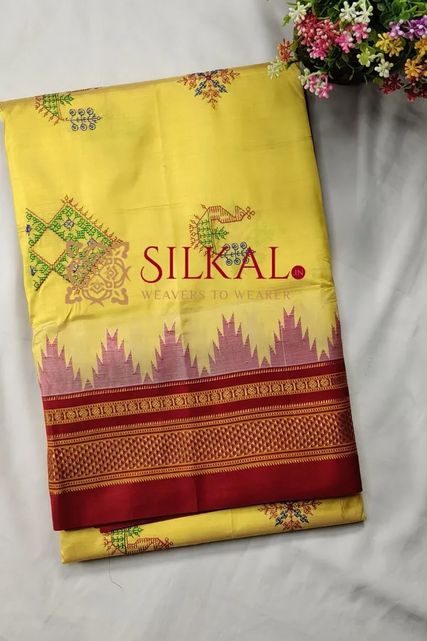 Ilkal_Pure_Silk_Kasuti_Saree_SKL03789