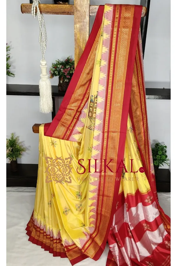 Ilkal_Pure_Silk_Kasuti_Saree_SKL03789