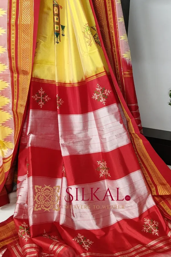 Ilkal_Pure_Silk_Kasuti_Saree_SKL03789