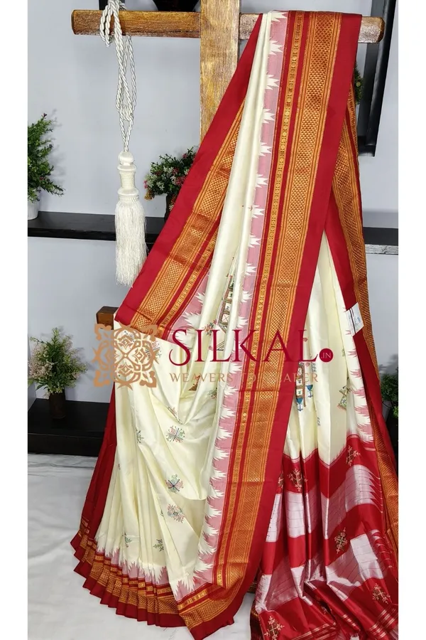 Ilkal_Pure_Silk_Kasuti_Saree_SKL03790