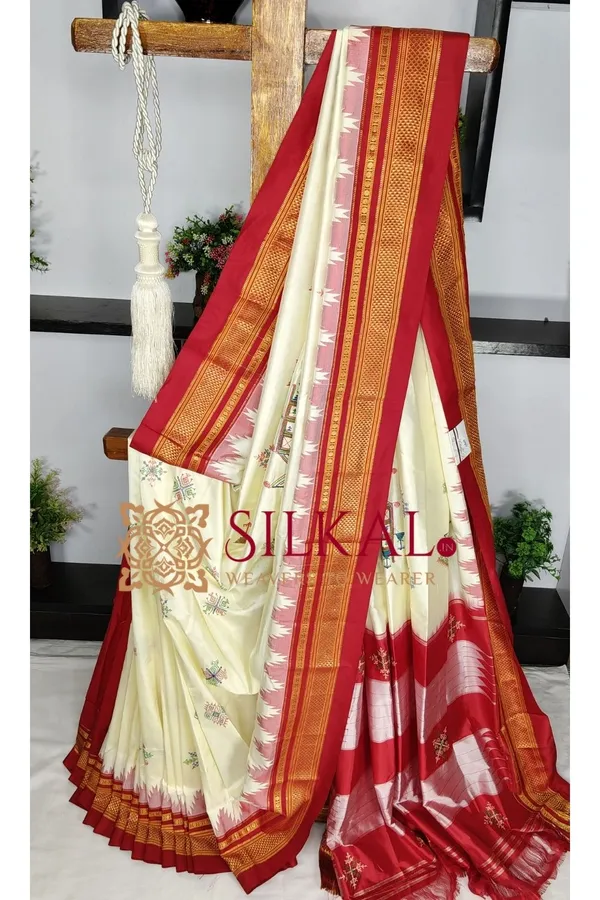 Ilkal_Pure_Silk_Kasuti_Saree_SKL03790