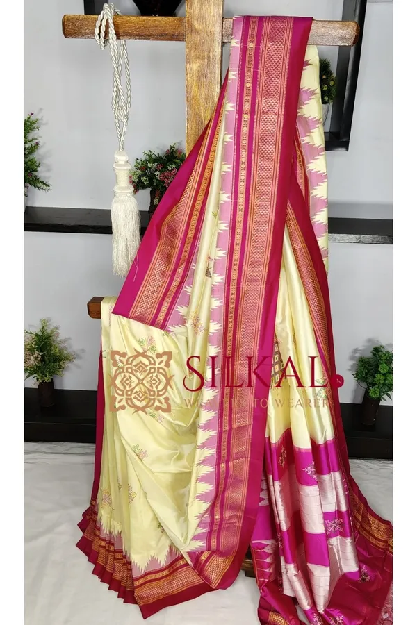 Ilkal_Pure_Silk_Kasuti_Saree_SKL03791