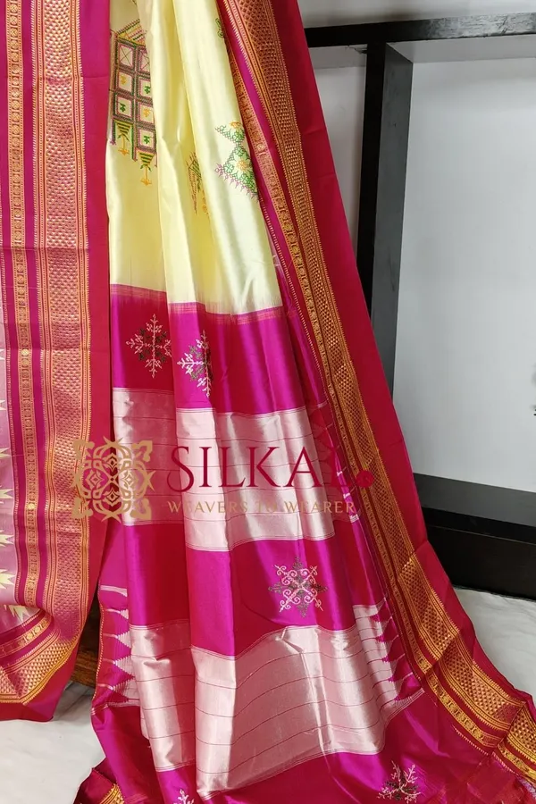 Ilkal_Pure_Silk_Kasuti_Saree_SKL03791