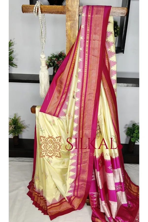 Ilkal_Pure_Silk_Kasuti_Saree_SKL03791