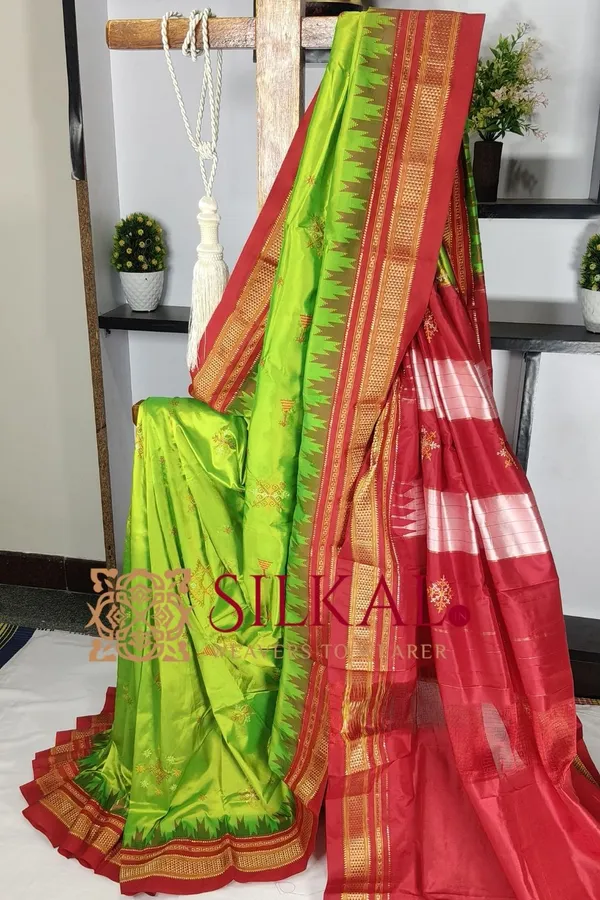 Ilkal_Pure_Silk_Kasuti_Saree_Saree_Code-_SKL03447