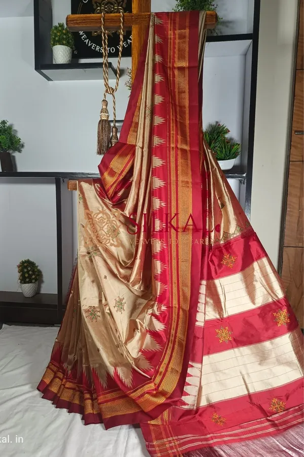 Ilkal_Pure_Silk_Kasuti_Saree_Saree_Code-_SKL1456