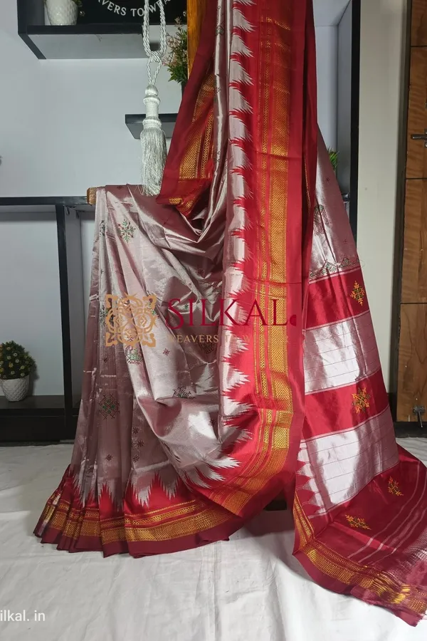 Ilkal_Pure_Silk_Kasuti_Saree_Saree_Code-_SKL1755