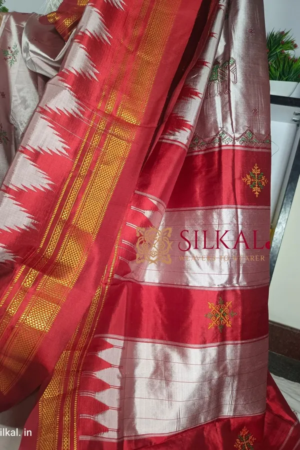 Ilkal_Pure_Silk_Kasuti_Saree_Saree_Code-_SKL1755