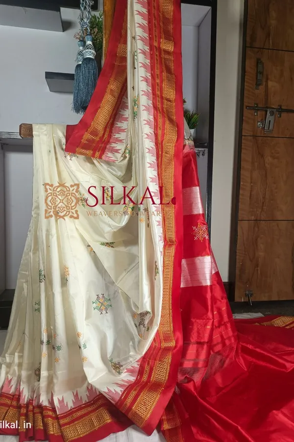 Ilkal_Pure_Silk_Kasuti_Saree_Saree_Code-_SKL1302