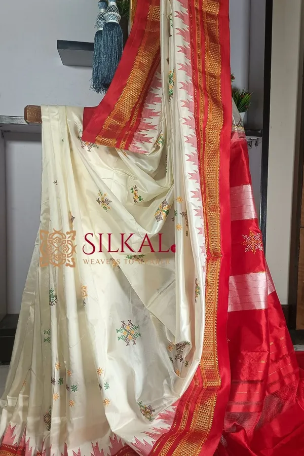 Ilkal_Pure_Silk_Kasuti_Saree_Saree_Code-_SKL1302