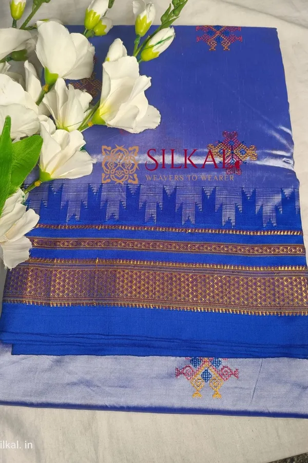 Ilkal_Pure_Silk_Kasuti_Saree_Saree_Code-_SKL1453