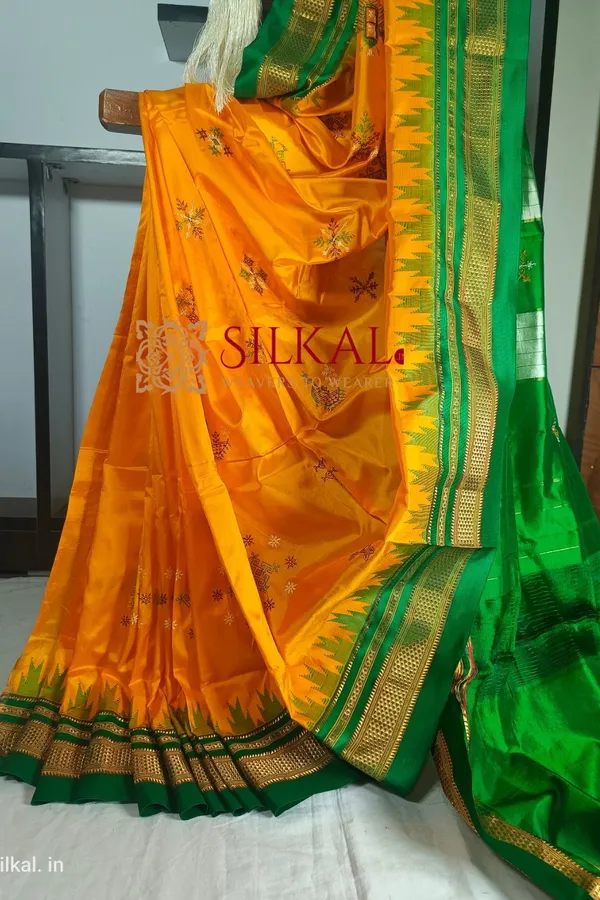 Ilkal_Pure_Silk_Kasuti_Saree_Code-_SKL1301