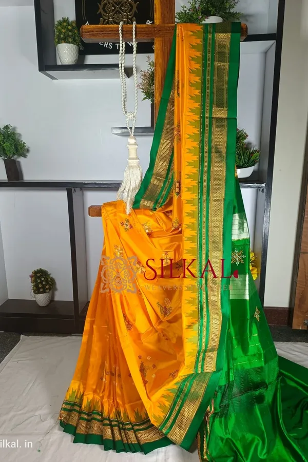 Ilkal_Pure_Silk_Kasuti_Saree_Code-_SKL1301