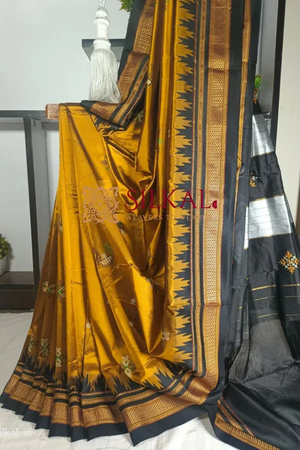 Ilkal_Pure_Silk_Kasuti_Saree_Saree_Code-_SKL1754
