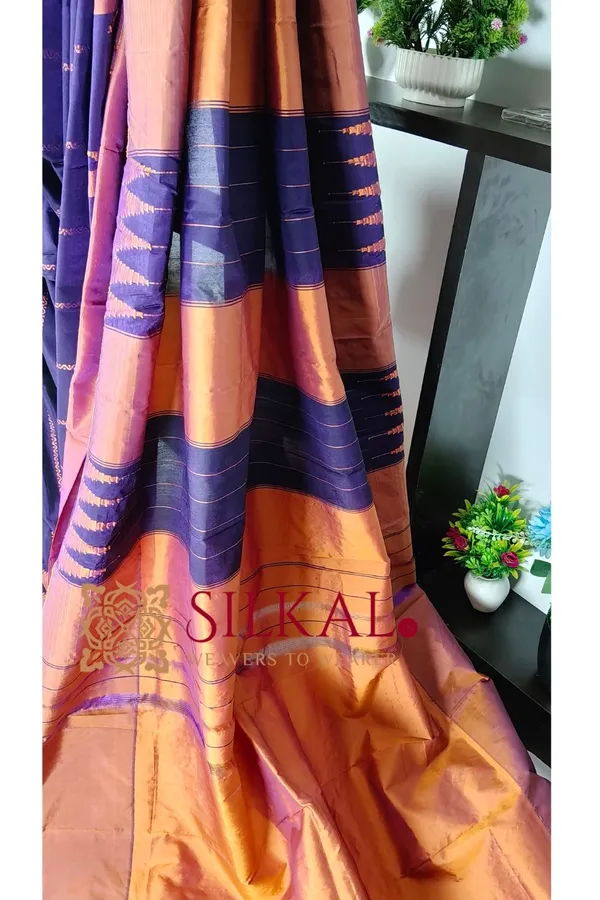 Ilkal_Rudhrakshi_Cotton_Silk_Saree_SKL04191