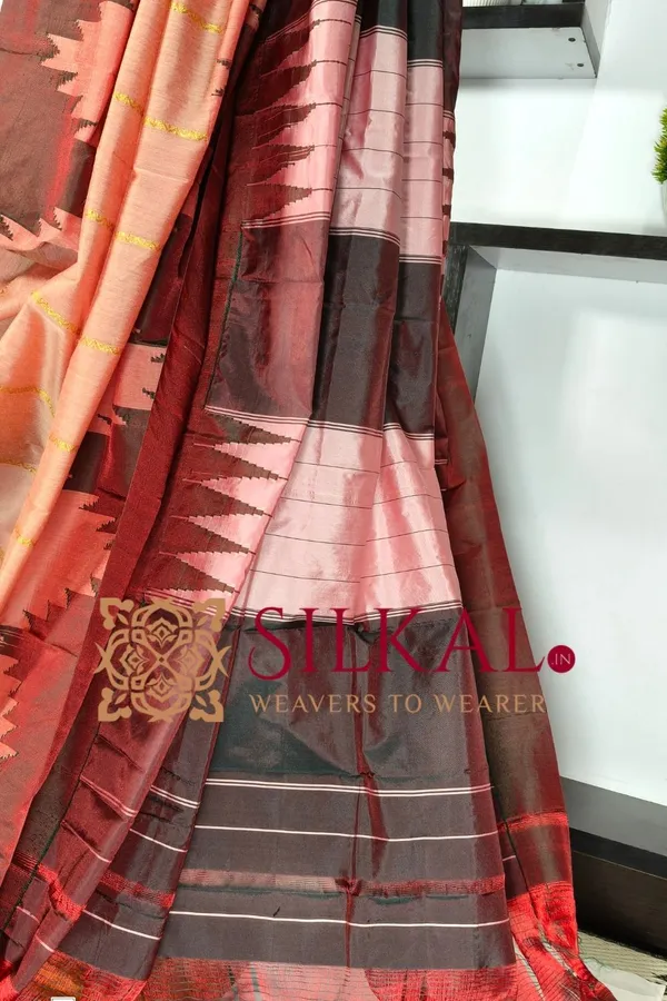 Ilkal_Rudhrakshi_Naryanpeth_Border_Less_Saree__SKL03287