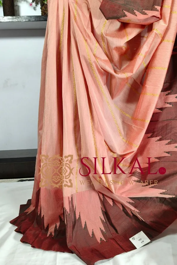 Ilkal_Rudhrakshi_Naryanpeth_Border_Less_Saree__SKL03287