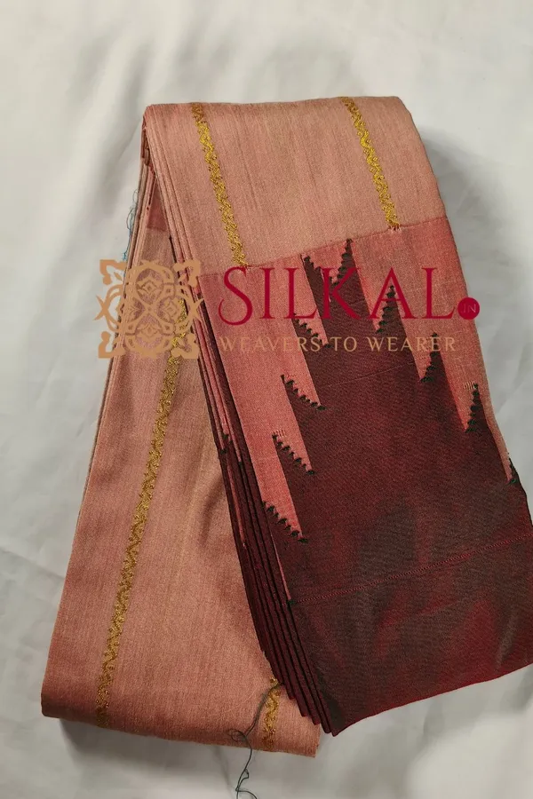 Ilkal_Rudhrakshi_Naryanpeth_Border_Less_Saree__SKL03287