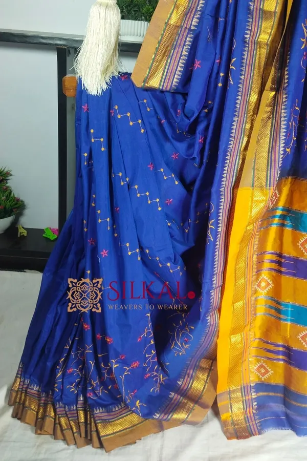Ilkal_Semi_Silk_With_Kasuti_Saree_Code-_SKL1822