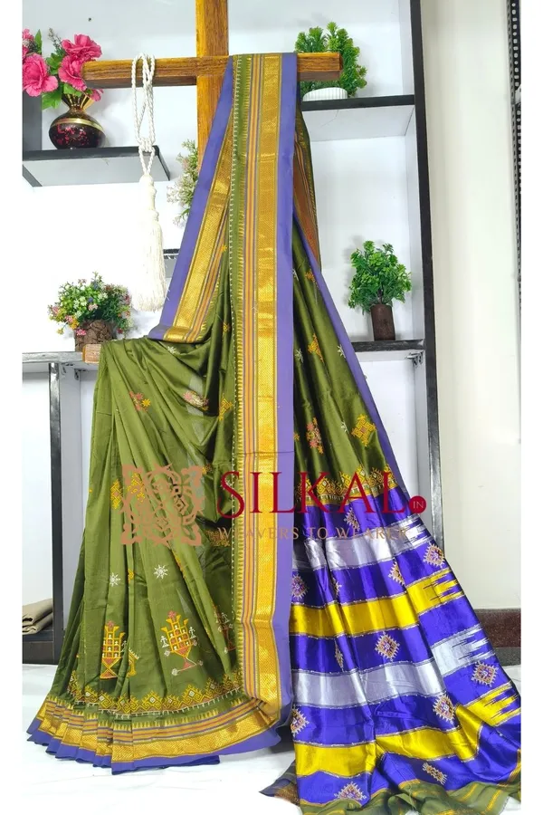 Ilkal_Semi_Silk_With_Kasuti_Saree_SKL03576