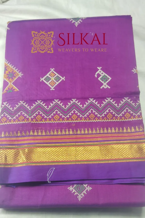 Ilkal_Semi_Silk_With_Kasuti_Saree_SKL1997