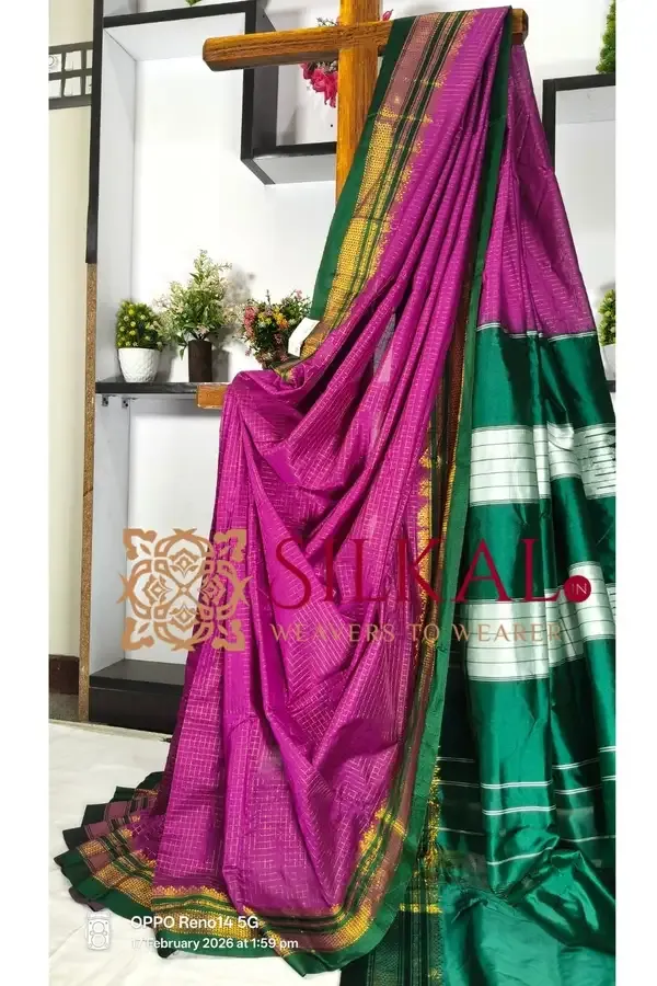 Ilkal_Special_Chandrunga_Cotton_Silk_Saree_SKL03279SP