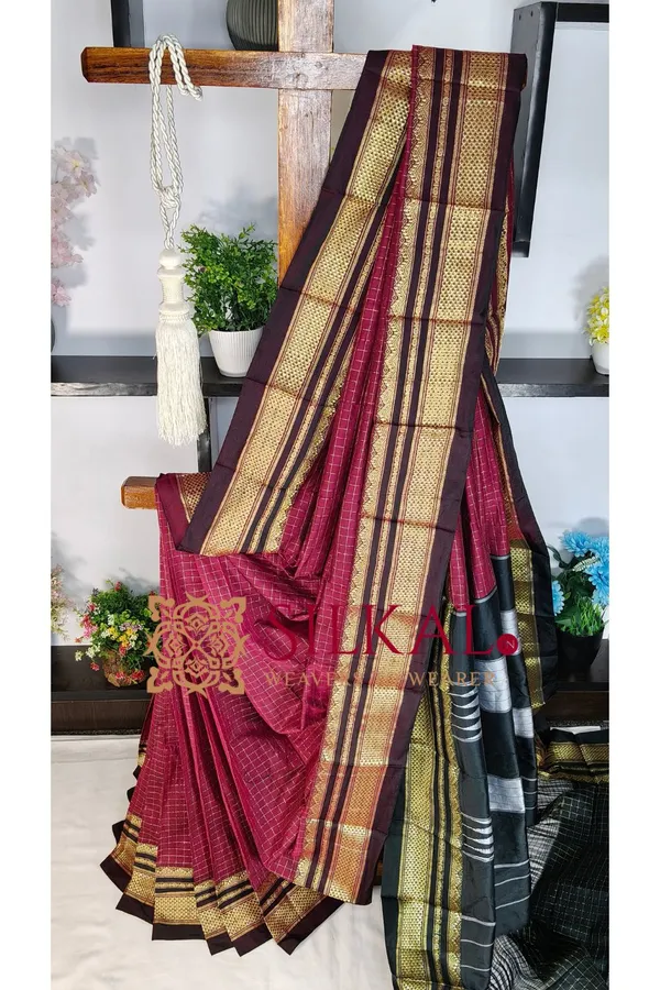 Ilkal_Special_Chandrunga_Cotton_Silk_Saree_SKL04123