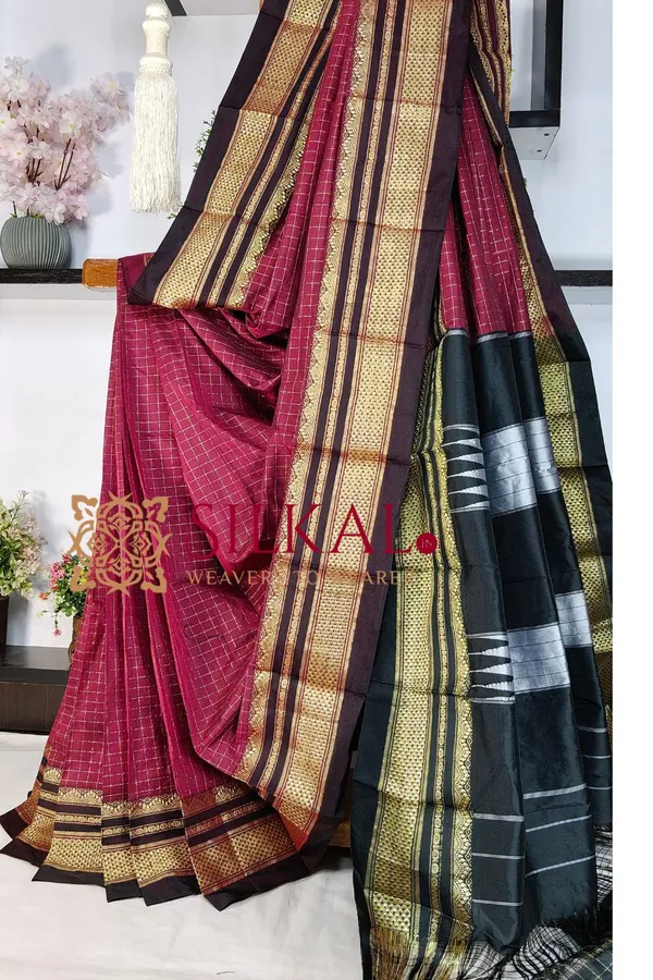Ilkal_Special_Chandrunga_Cotton_Silk_Saree_SKL04123