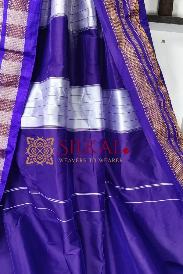 Ilkal_Special_Cotton_Silk_Big_Checks_Saree_SKL03574