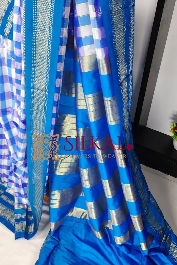 Ilkal_Special_Cotton_Silk_Big_Checks_Saree_SKL04042