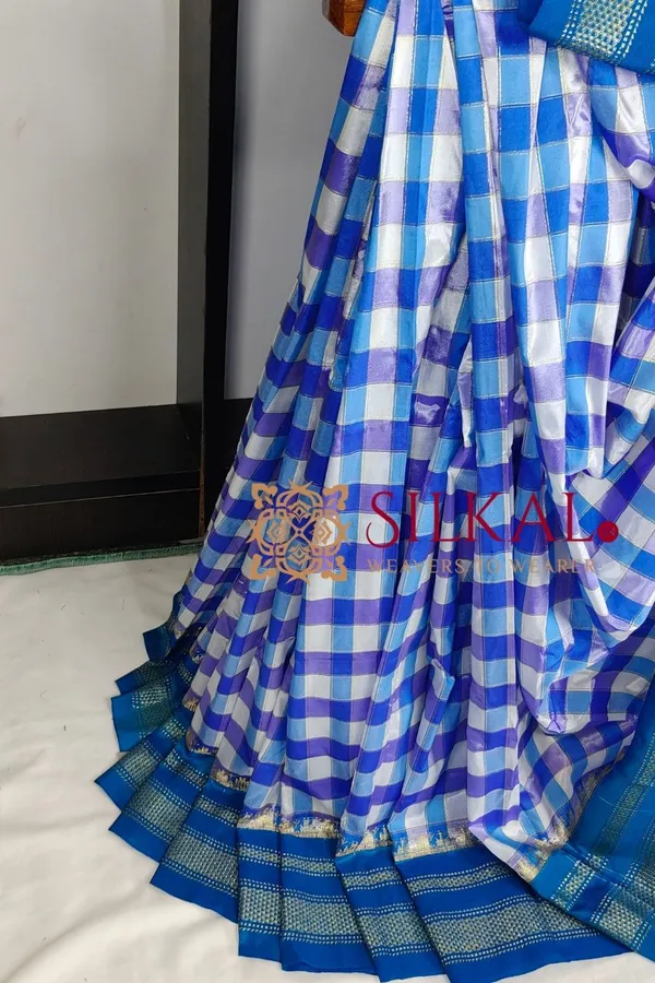 Ilkal_Special_Cotton_Silk_Big_Checks_Saree_SKL04042