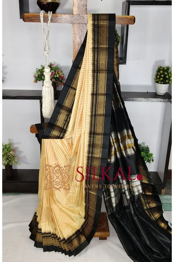 Ilkal_Strip__Pure_Silk_Saree_SKL03735
